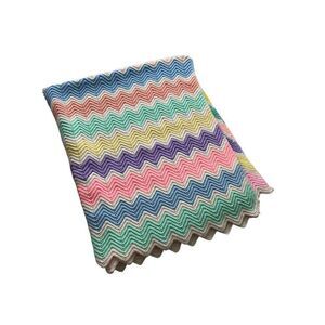 60 х 48 vintage handmade throw afghan pastel cottage